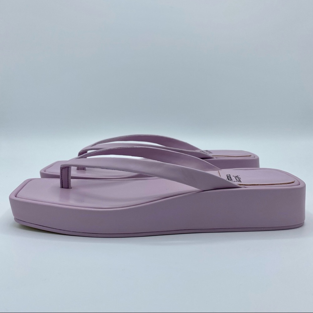 Jeffrey Campbell Dusty Lilac Flavio Platform Flip Flop Sandal - Picture 8 of 15